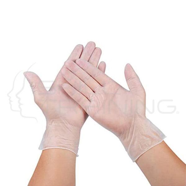 Guantes de procedimientos de vinilo L (caja x 100) - Imagen 1