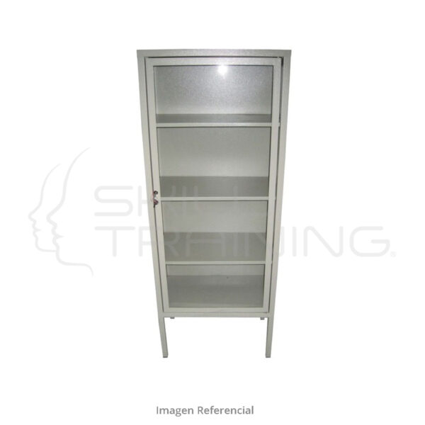 Vitrina 4 repisas 1 puerta con llave 150x58x30 - Imagen 1