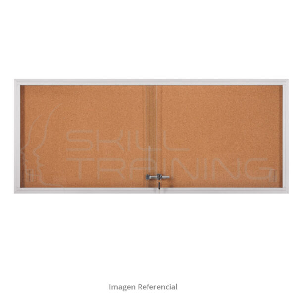 Diario mural tipo vitrina 120 x 200 x 8 cm - Imagen 1
