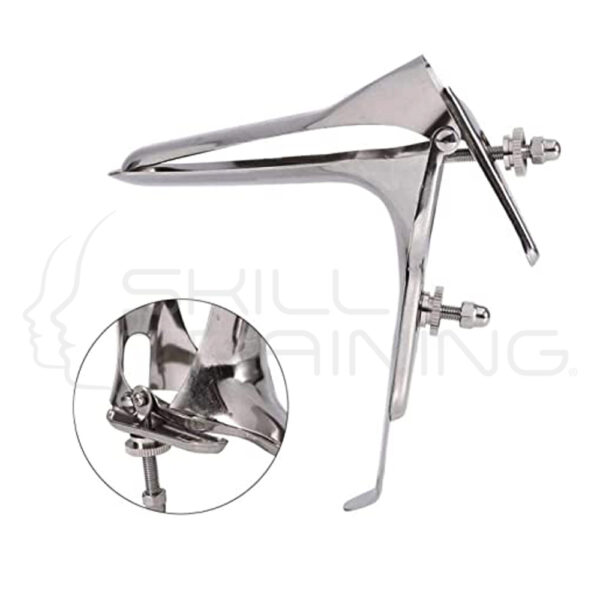 Espéculo vaginal de acero inoxidable (mediano) - Imagen 1