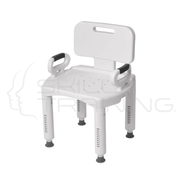 Silla de ducha con apoyabrazos - Imagen 1