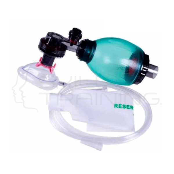 Resucitador Pvc Adulto Manual con Reservorio - Imagen 1