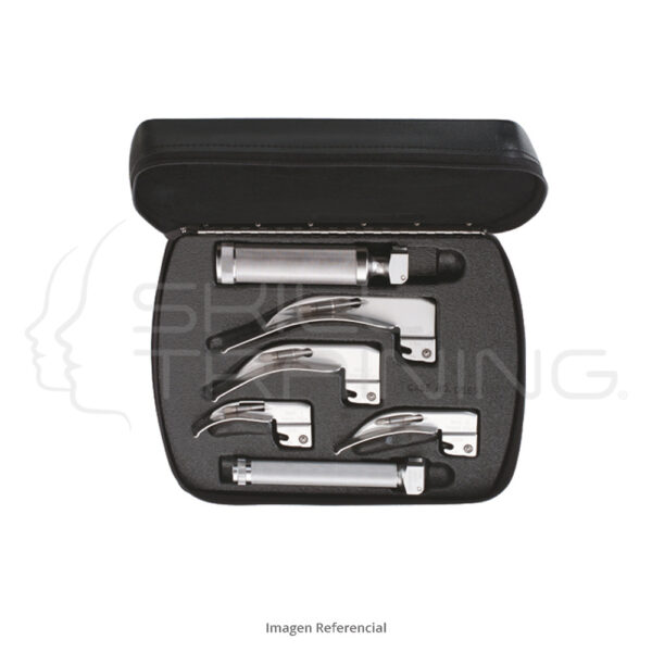 Set laringoscopio Macintosh fibra óptica Welch Allyn - Imagen 1
