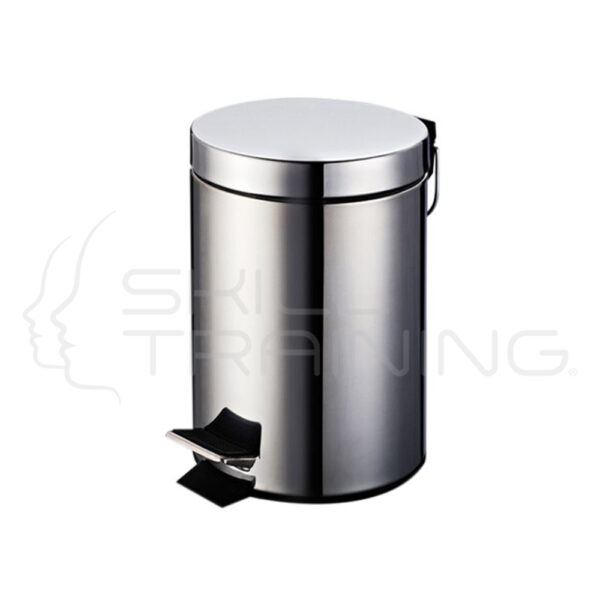 Basurero pedal 12 L acero inoxidable - Imagen 1