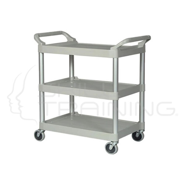 Carro multipropósito 3 bandejas ABS y aluminio - Imagen 1