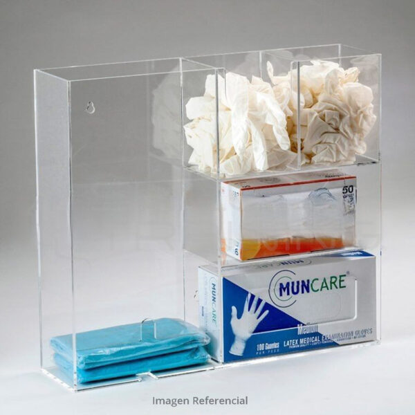 Dispensador - Guantes-Delantal-Mascarilla kit - Imagen 1