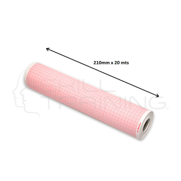 Papel de ECG Milimetrado en Rollo para ECG Contec 1200 g - Imagen 1