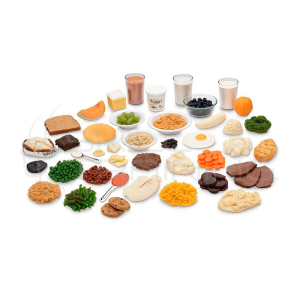 Kit de Réplica de Alimentos y Tearpad para Conteo de Carbohidratos - Imagen 1