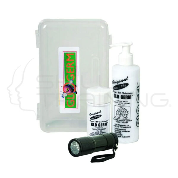 Kit Glo Germ con Linterna 9 Led (gérmenes y Bacterias Simuladas) - Imagen 1