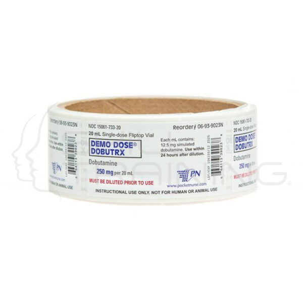 Demo Dose - Dobutamne Labels 20 ml Víal - Imagen 1