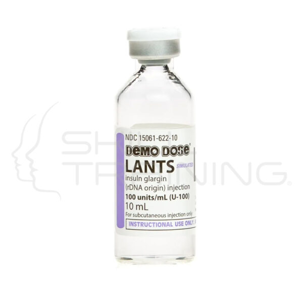 Demo Dose Lantis Insulin 10 ml Clear in Tall V - Imagen 1