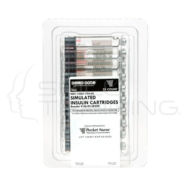 Demo Dose® Simulated Insulin Cartridges 3 ml - Imagen 1