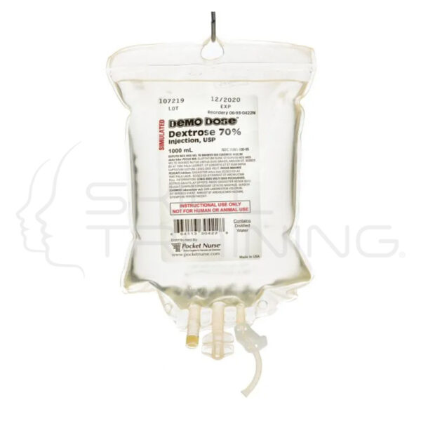 Demo Dose® 20% Dextrosa IV Fluid 1000 ml - Imagen 1