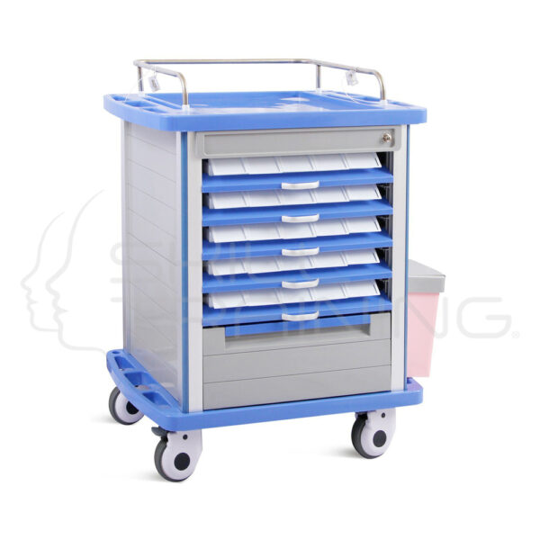 Carro de Medicamentos Rodable ABS - Imagen 1