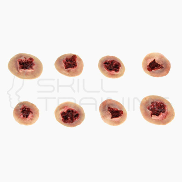 Heridas de Salida de Bala (8 Uds) - Moulage - Imagen 1